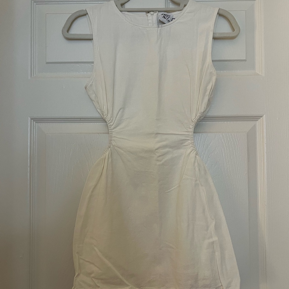 Princess Polly White Sleeveless Dress